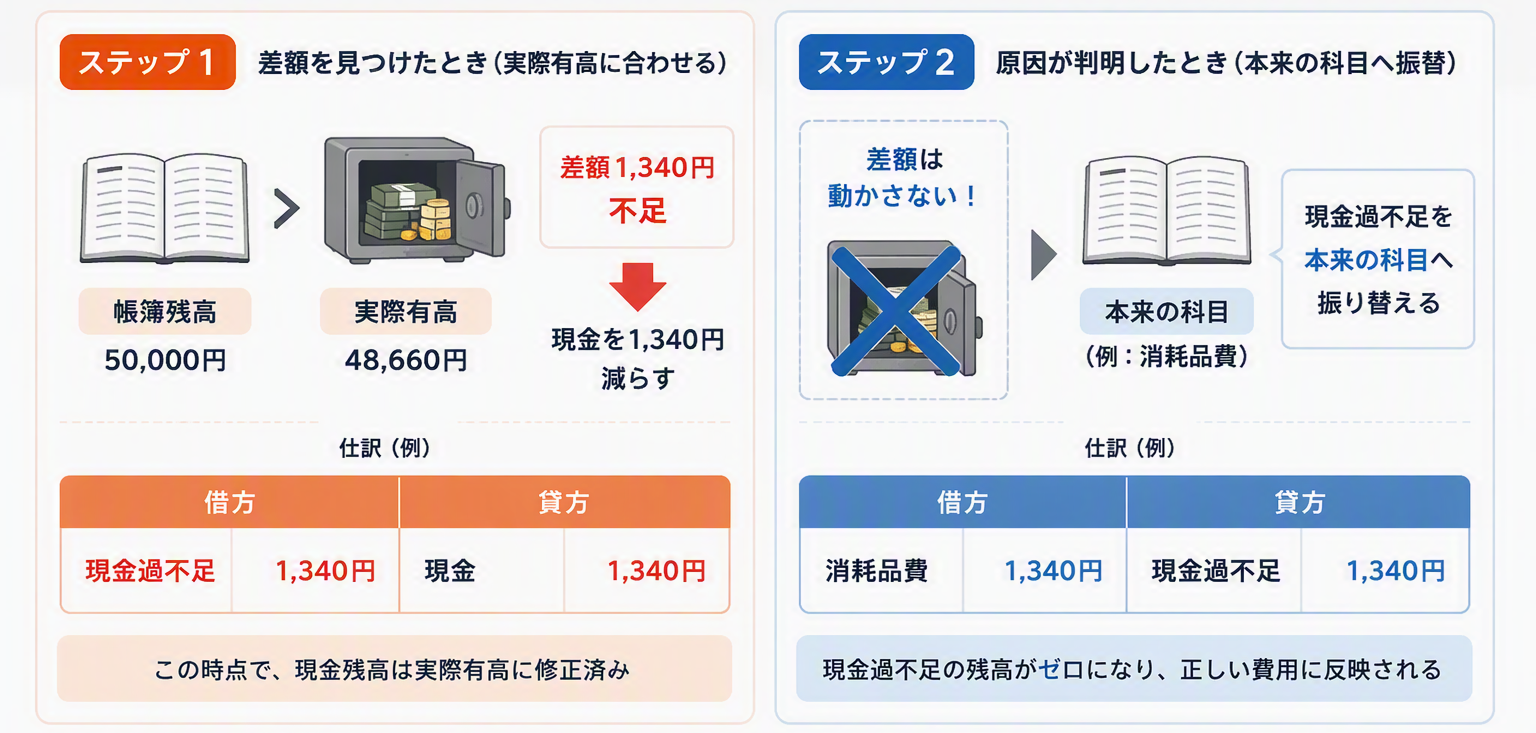図版⑤｜原因判明時に「現金を動かさない」仕訳の変化.png